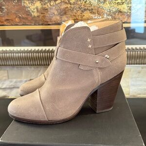 Rag & Bone Harrow Bootie, Sz 8.5 Stone